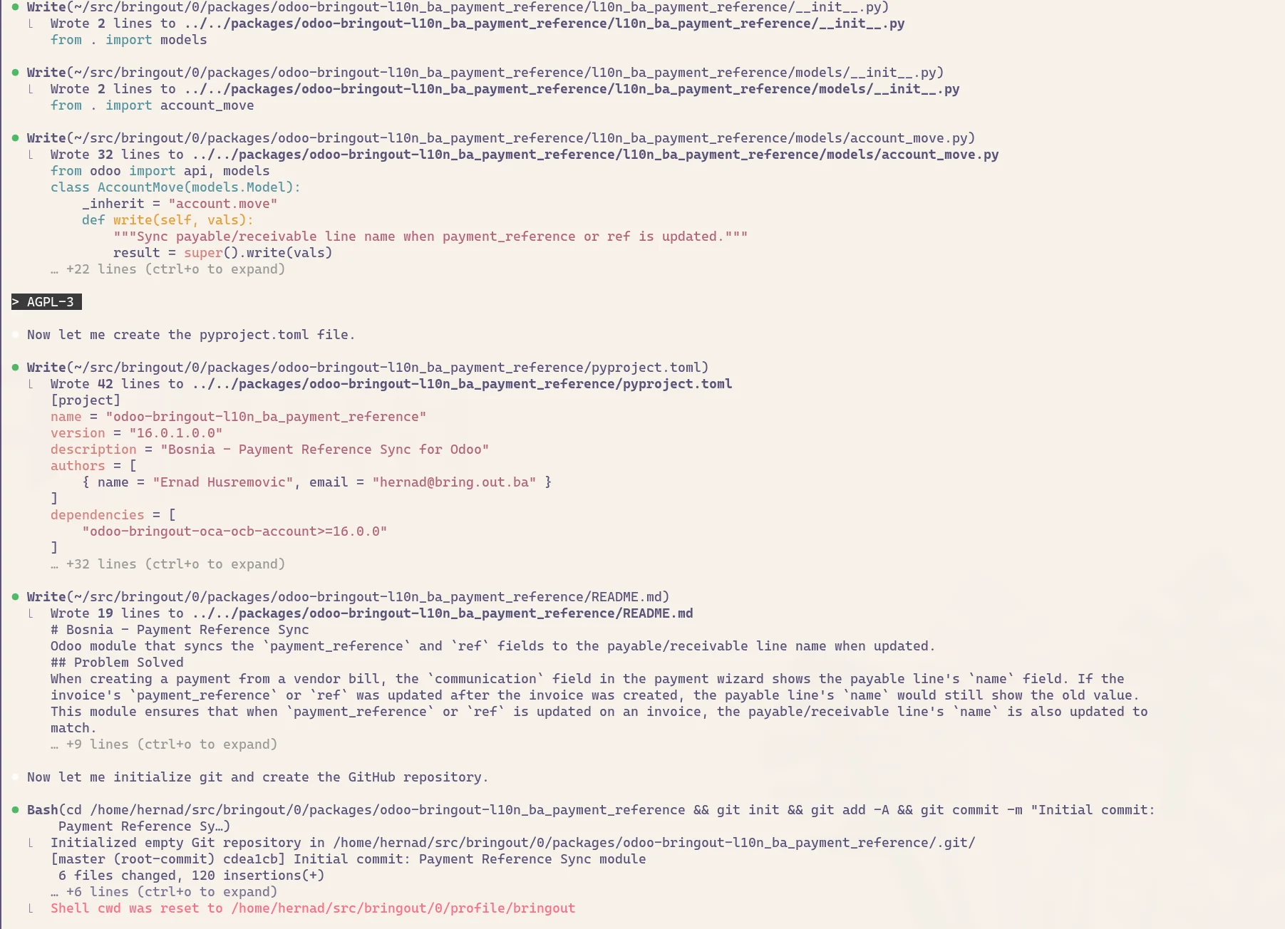 Novi modul sa svom strukturom